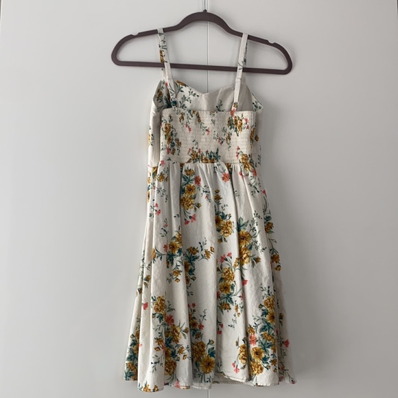 Old Navy | Dresses | Cami Mini White Floral Dress Old Navy Xs | Poshmark